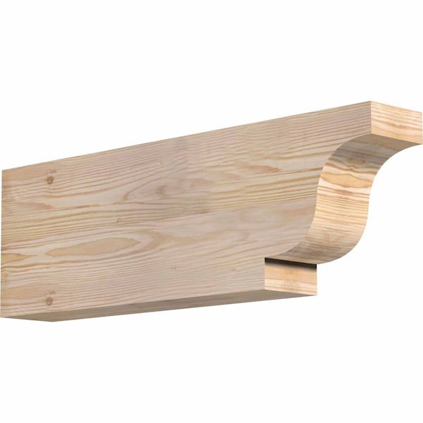 Ekena Millwork Newport Smooth Rafter Tail, Douglas Fir, 3 1/2"W x 8"H x 24"L RFT04X08X24NEW00SDF - main